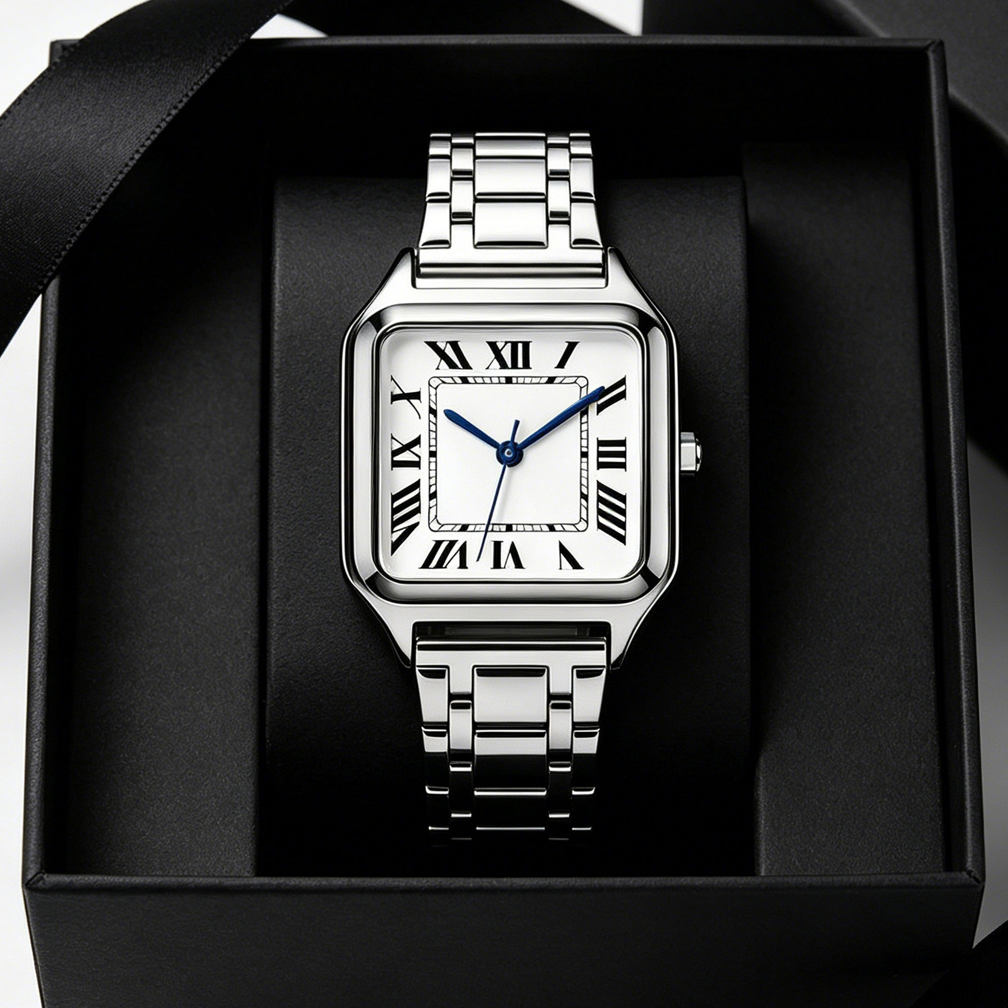 Luxury Watch Arabic - Ladies' square luxury watch, Arabic text