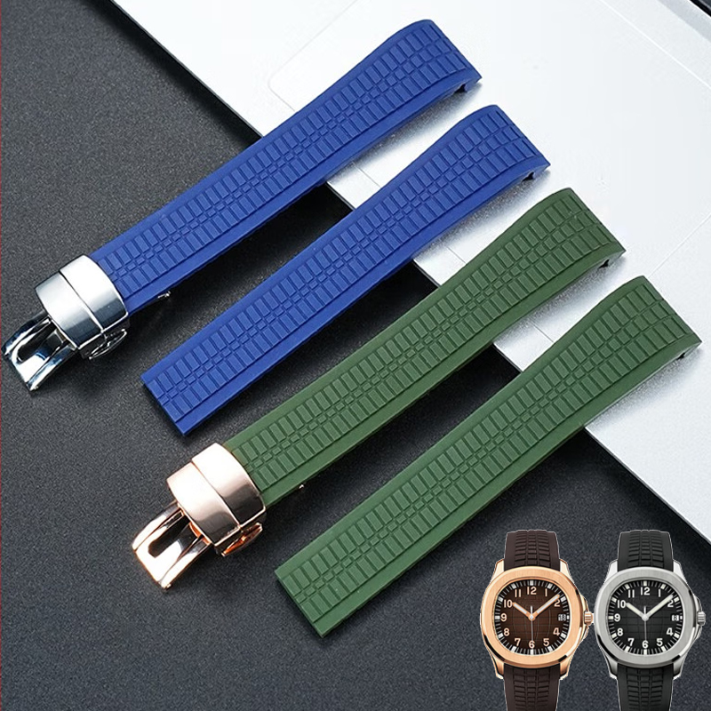 Luxury Watch Patek Philippe - Soft Rubber Watch Band Aquanaut Fits
