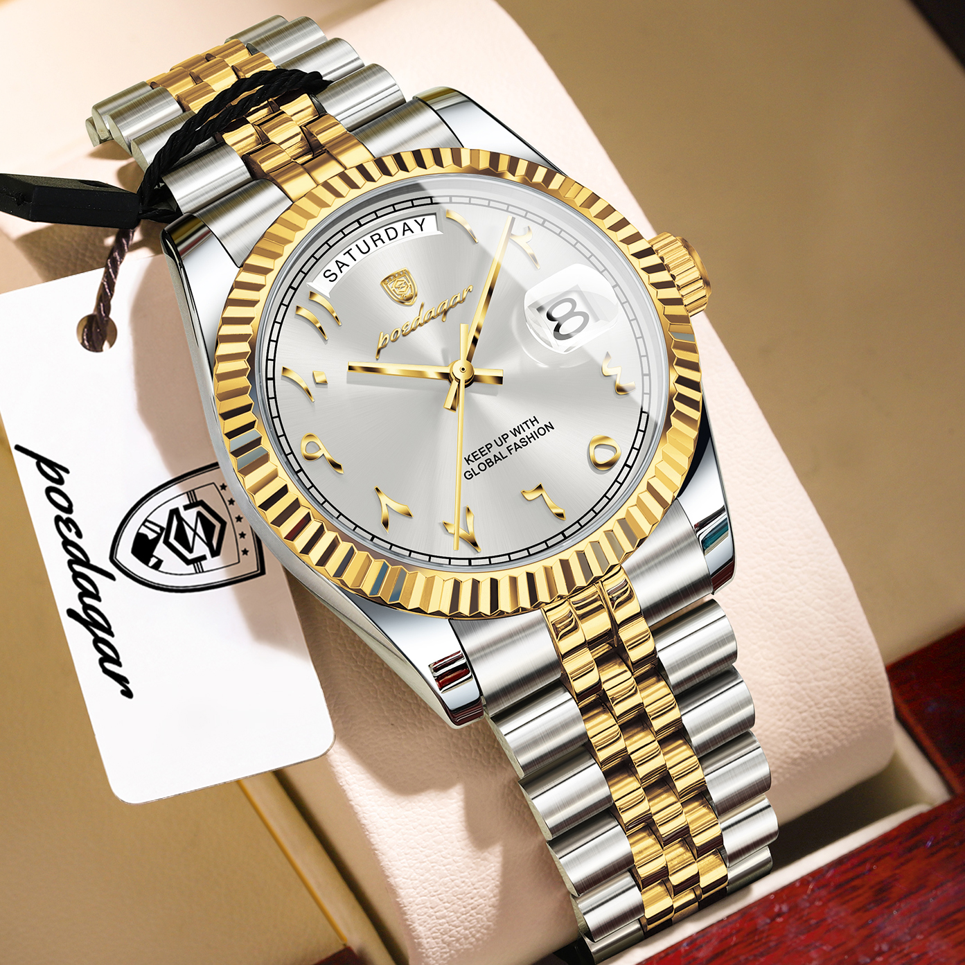 Luxury Watch Magazine - POEDAGAR Luxury Brand Man Clock Waterproof