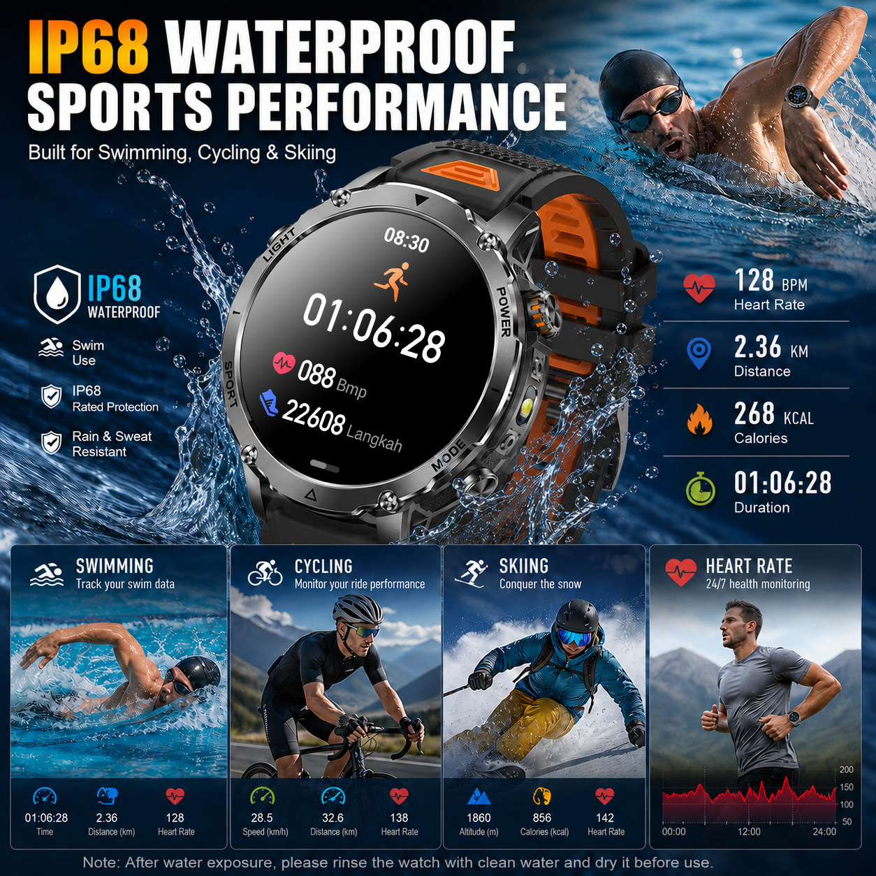2026 New Rugged Power Smart Wa - Gmt Dual Timezone Watch recensie en prijs