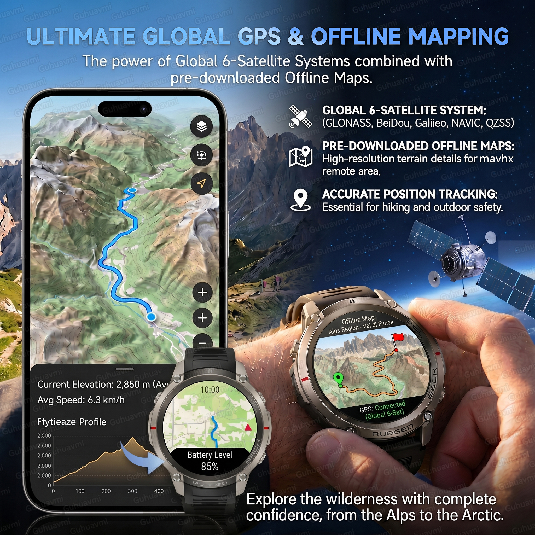 2026 New GPS Smartwatch for Me - Gmt Dual Timezone Watch recensie en prijs