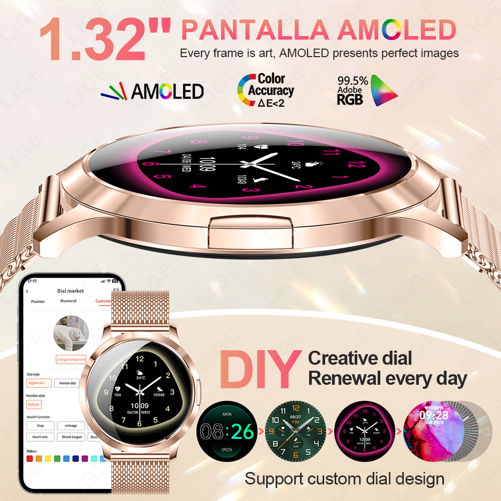 LIGE New Smart Watch Women Ult - Luxury Watch Korea recensie en prijs