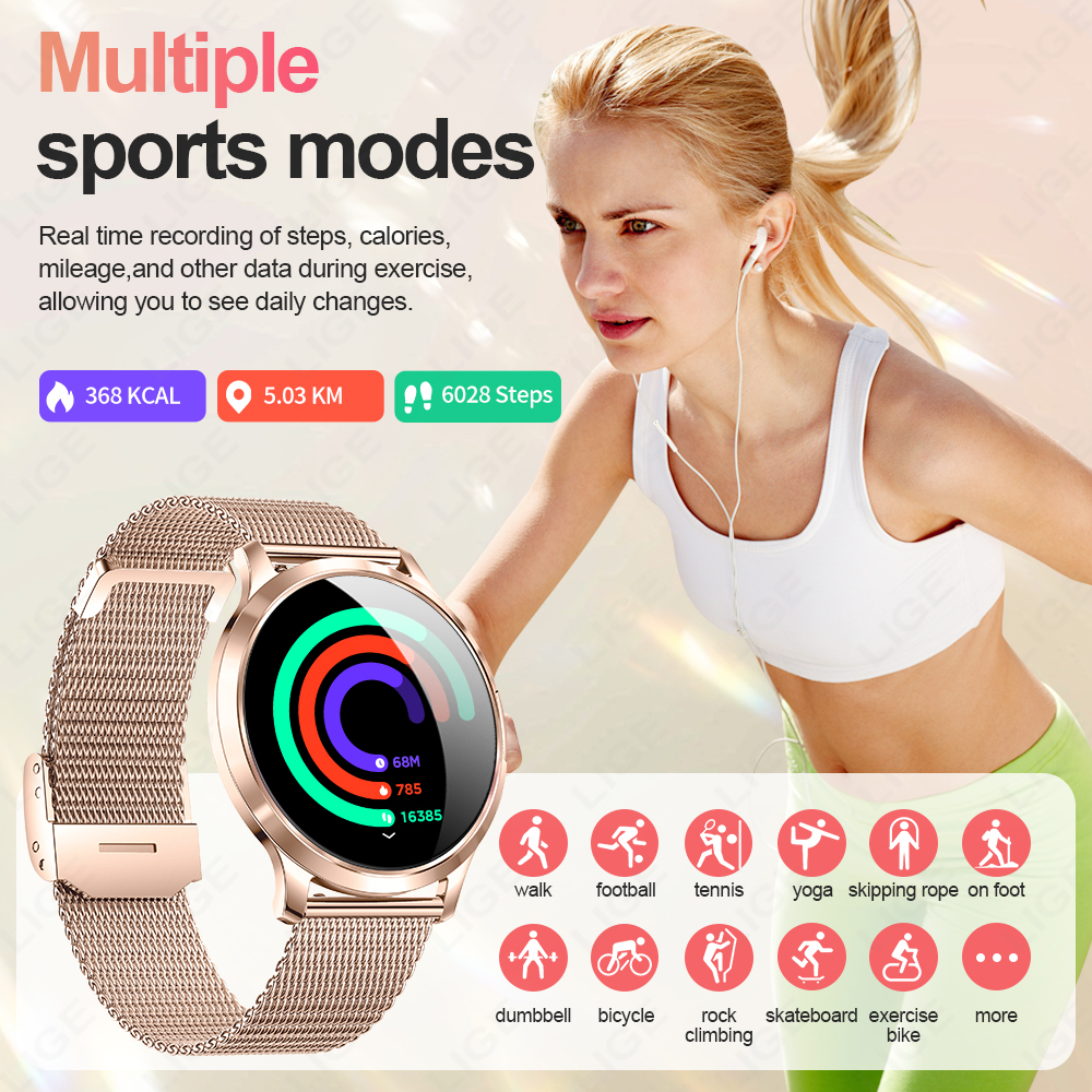 LIGE New Smart Watch Women Ult - Luxury Watch Korea recensie en prijs