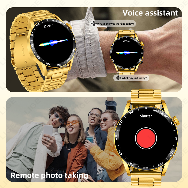 LIGE Luxury Men Sport Smart Wa - Luxury Watch Arabic recensie en prijs