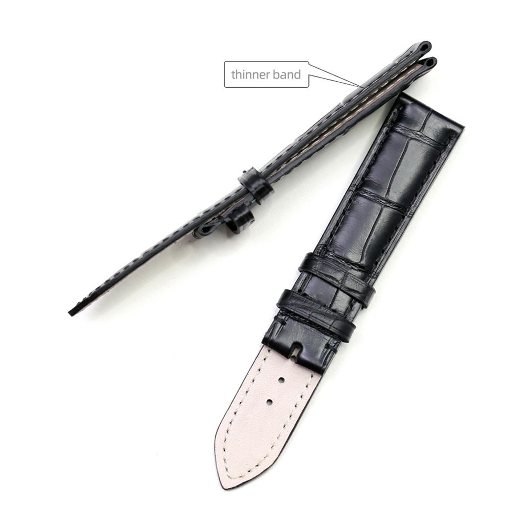 PESNO Crocodile Leather Black  - Luxury Watch Jaeger Lecoultre recensie en prijs