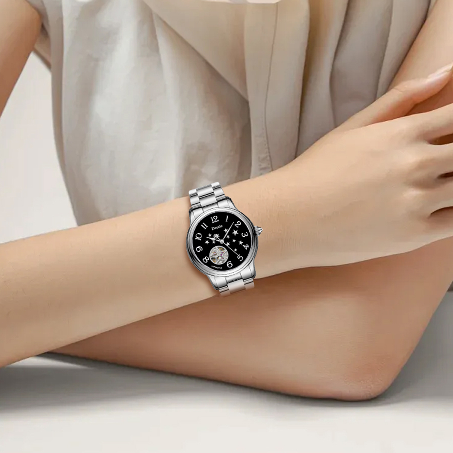 Deesio Women‘s Automatic Mecha - Luxury Watch Gift For Her recensie en prijs