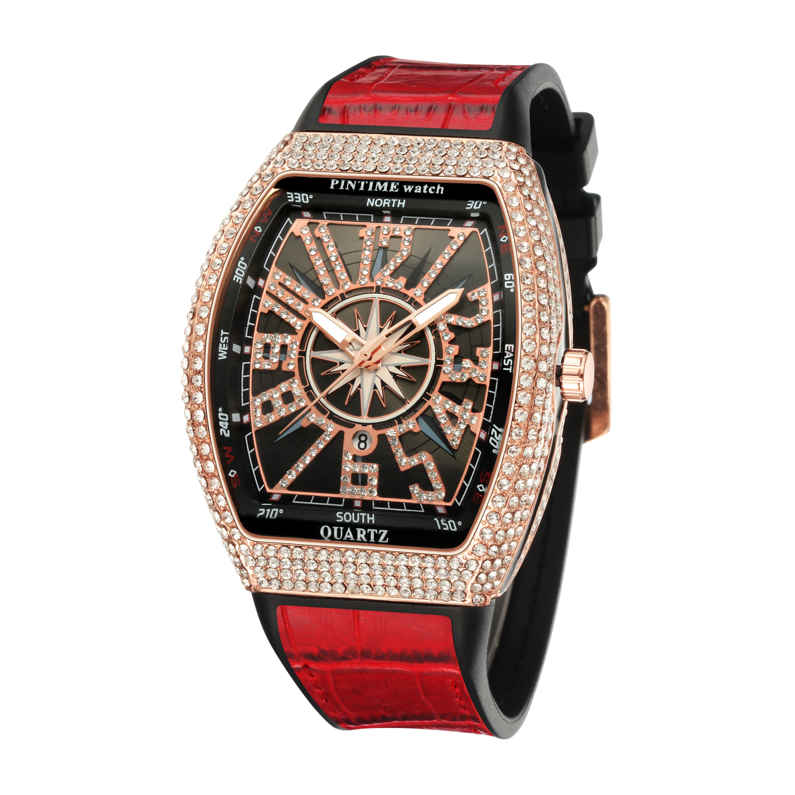 PINTIME Men's Watches Luxury R - Luxury Watch With Arabic Numerals recensie en prijs