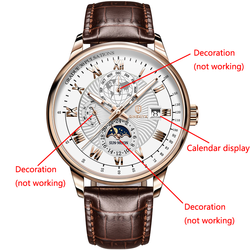 QINGXIYA Brand Fashion Leather - Luxury Watch And Price recensie en prijs
