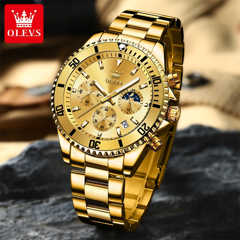 OLEVS Watch Men Top Brand Luxu - Luxury Watch Magazine recensie en prijs