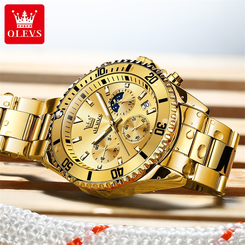 OLEVS Watch Men Top Brand Luxu - Luxury Watch Magazine recensie en prijs