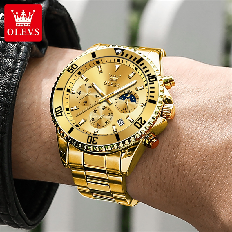 OLEVS Watch Men Top Brand Luxu - Luxury Watch Magazine recensie en prijs