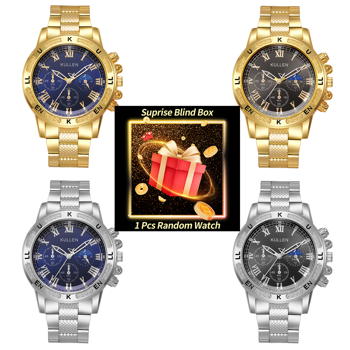1PC Surprise Mystery Watch Bli - Luxury Watch Dial recensie en prijs