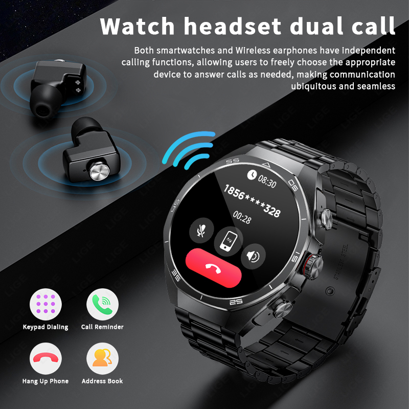 TWS Music Watches Earbuds Smar - Luxury Watch Korea recensie en prijs