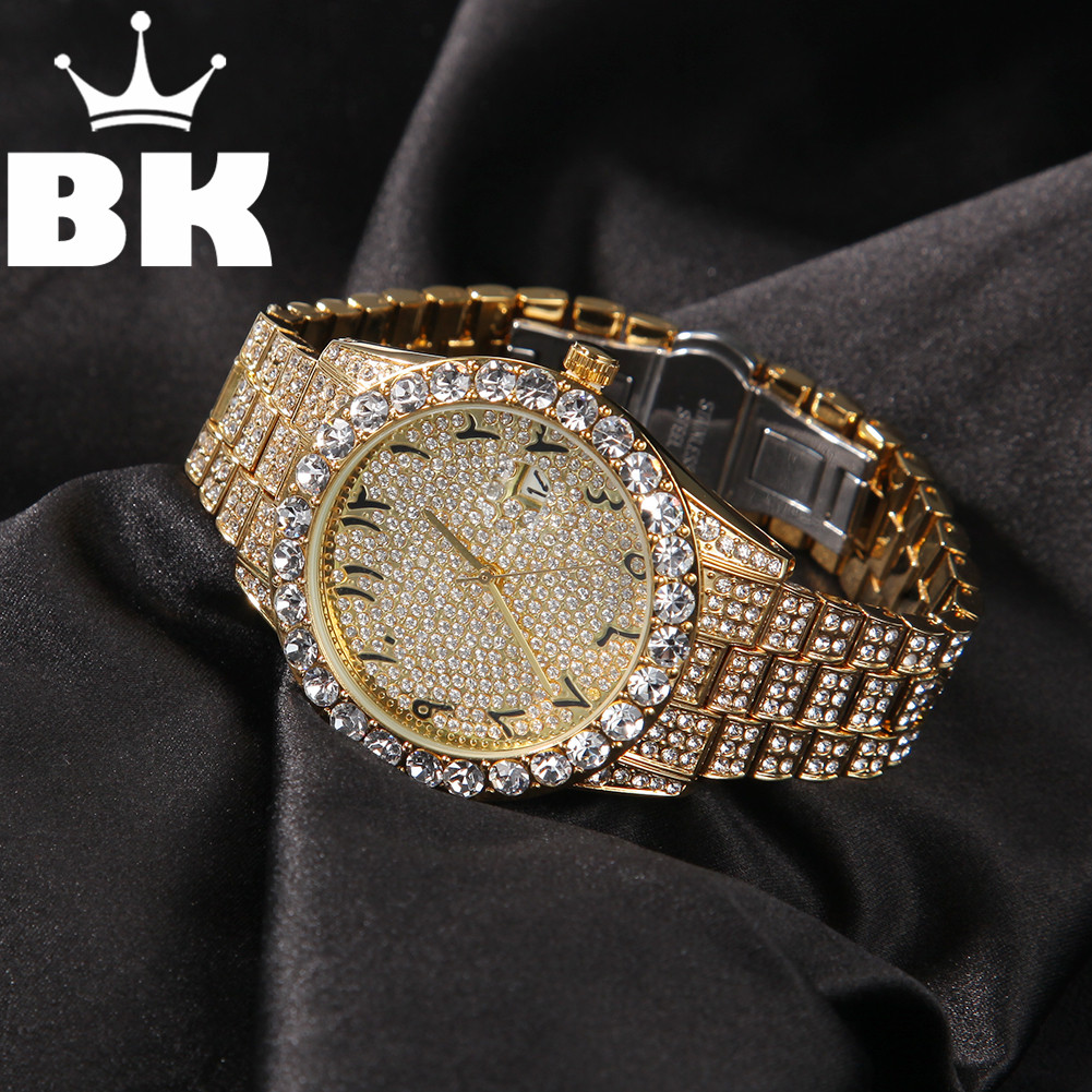 THE HIP HOP Big Dial Full Iced - Luxury Watch With Arabic Numerals recensie en prijs