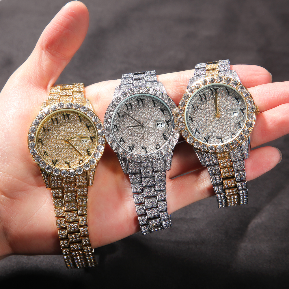 THE HIP HOP Big Dial Full Iced - Luxury Watch With Arabic Numerals recensie en prijs