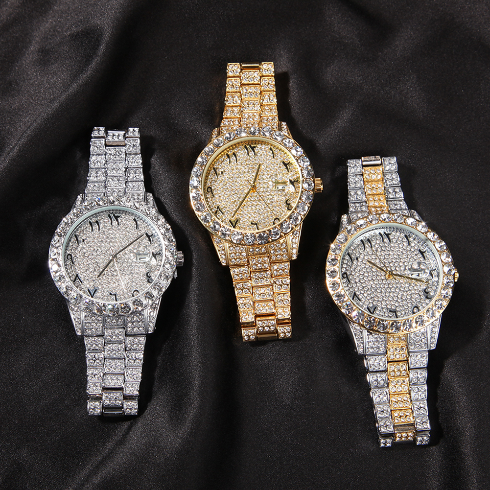 THE HIP HOP Big Dial Full Iced - Luxury Watch With Arabic Numerals recensie en prijs