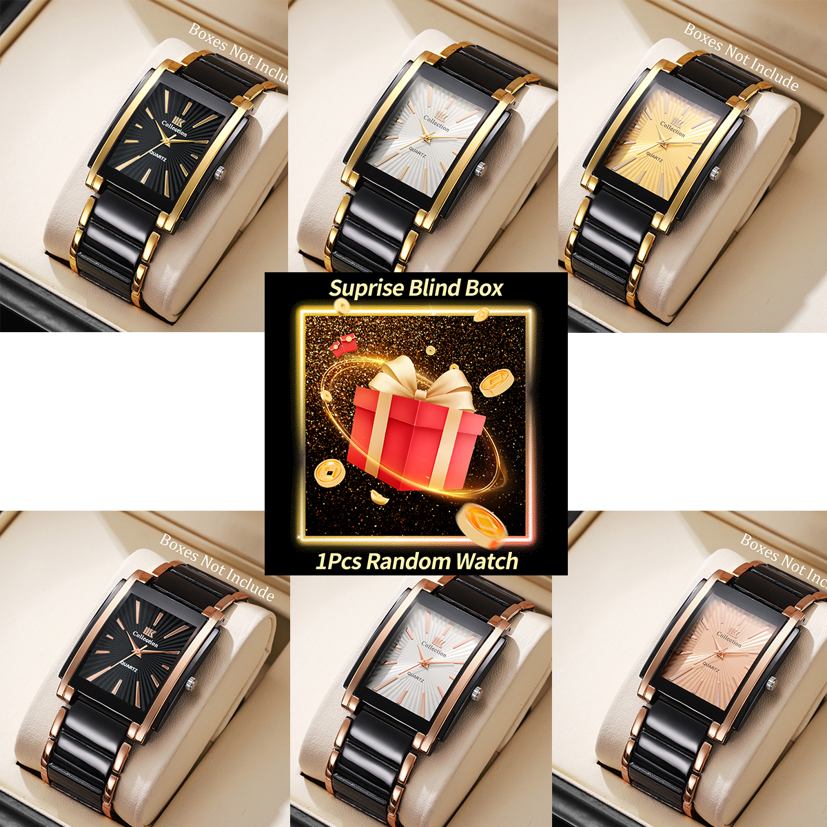 1PC Surprise Mystery Blind Wat - Luxury Watch Straps recensie en prijs