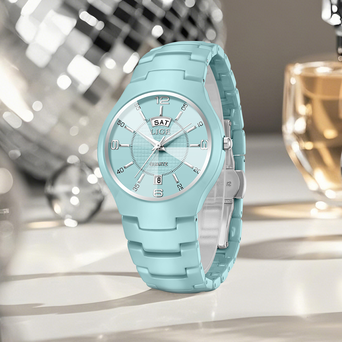LIGE Luxury Elegant Quartz Wom - Luxury Watch Dial recensie en prijs