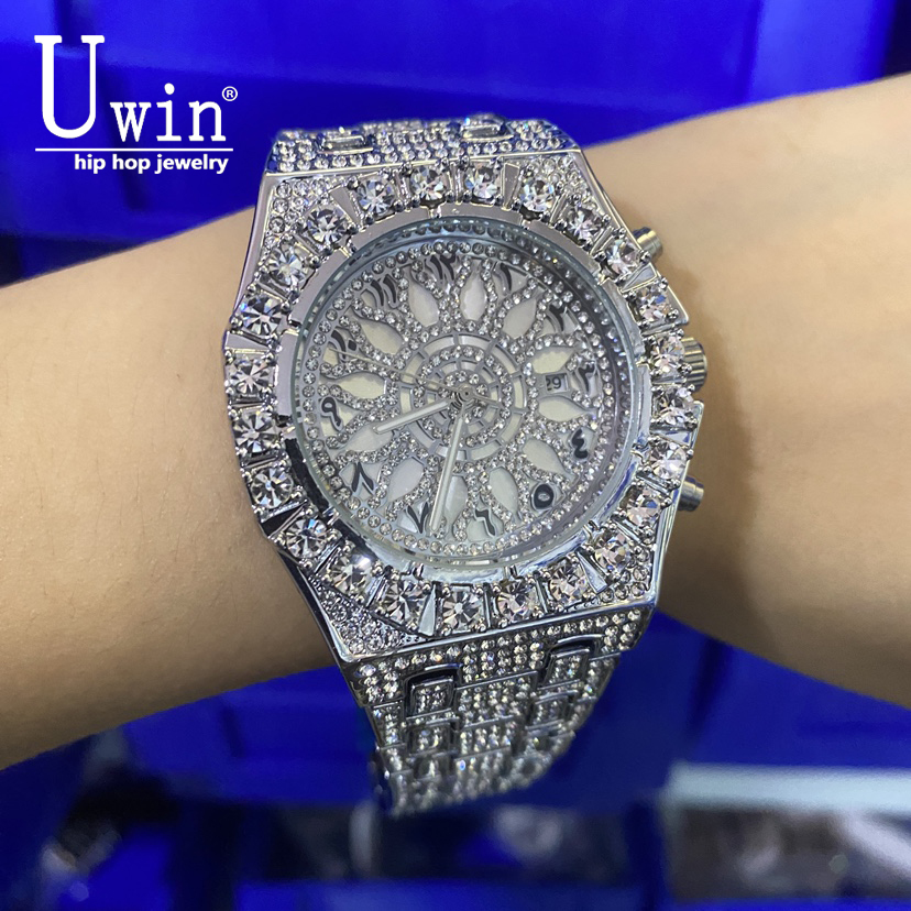 Uwin Luxury Full Paved Sunflow - Luxury Watch With Arabic Numerals recensie en prijs