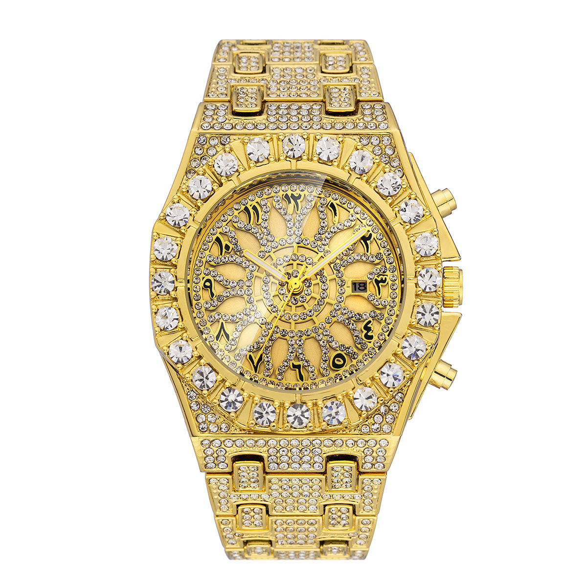 Uwin Luxury Full Paved Sunflow - Luxury Watch With Arabic Numerals recensie en prijs