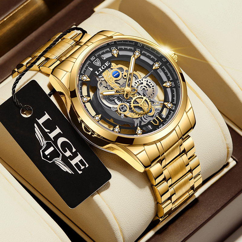 2026 LIGE Men Watch Skeleton A - Luxury Watch Magazine recensie en prijs