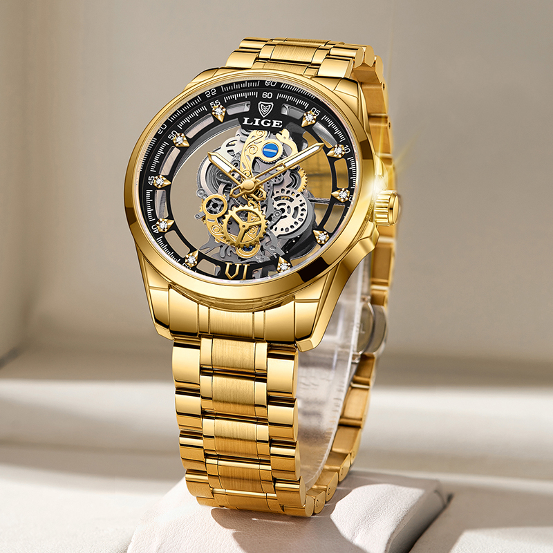 2026 LIGE Men Watch Skeleton A - Luxury Watch Magazine recensie en prijs