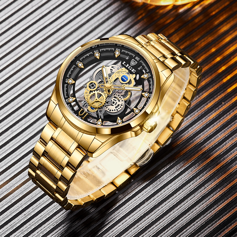 2026 LIGE Men Watch Skeleton A - Luxury Watch Magazine recensie en prijs