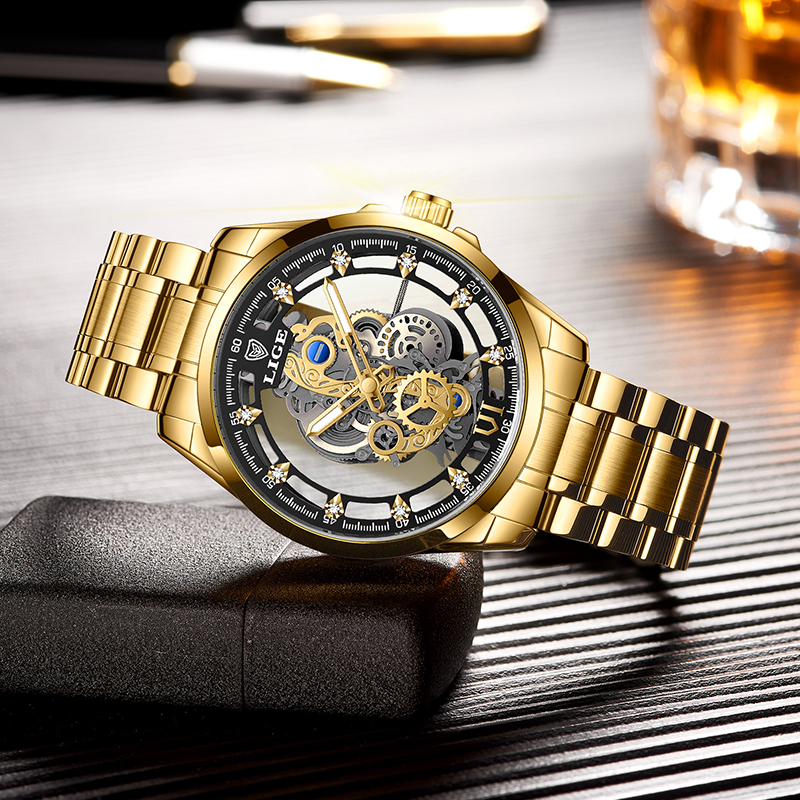 2026 LIGE Men Watch Skeleton A - Luxury Watch Magazine recensie en prijs