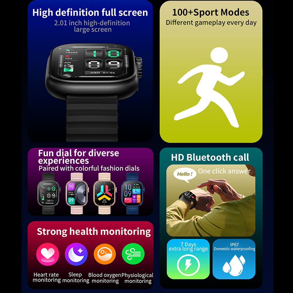 Man Smart Watch Flashlight Bod - Luxury Watch Korea recensie en prijs