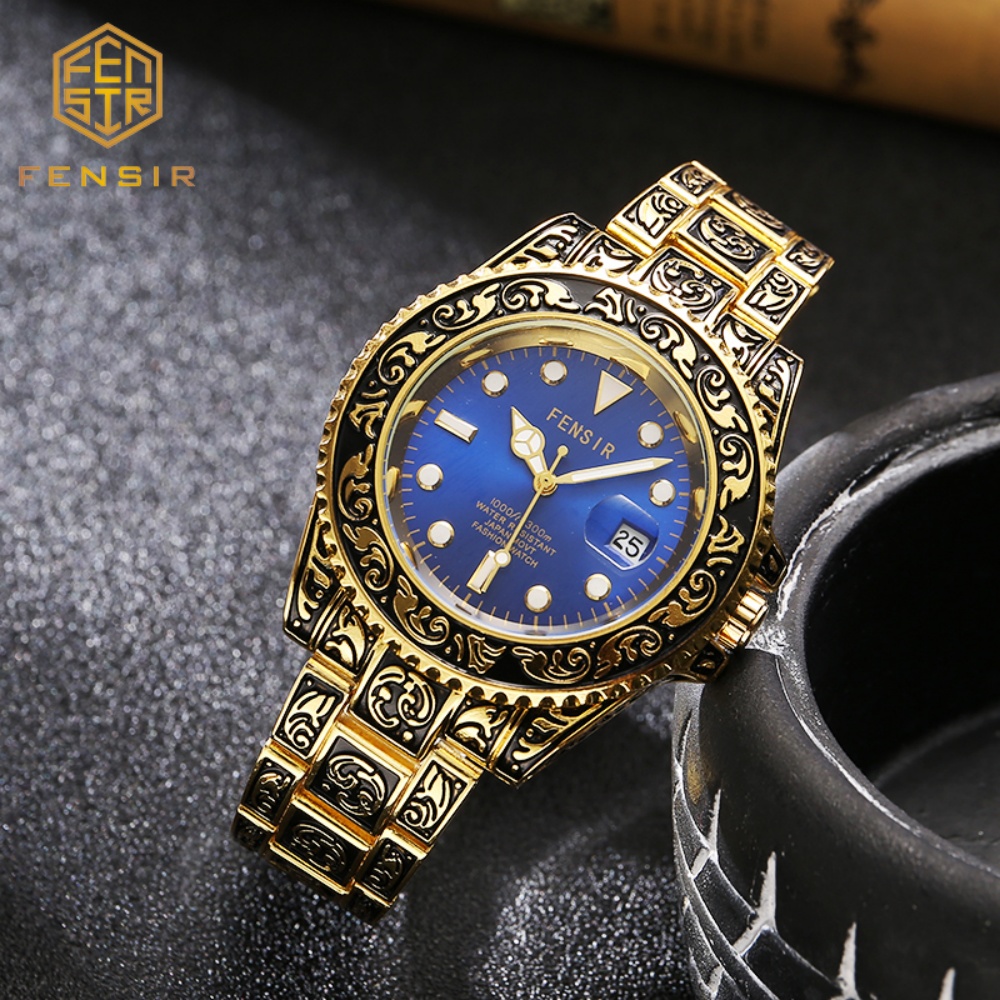 Vintage Embossed Men's Quartz  - Luxury Watch And Price recensie en prijs