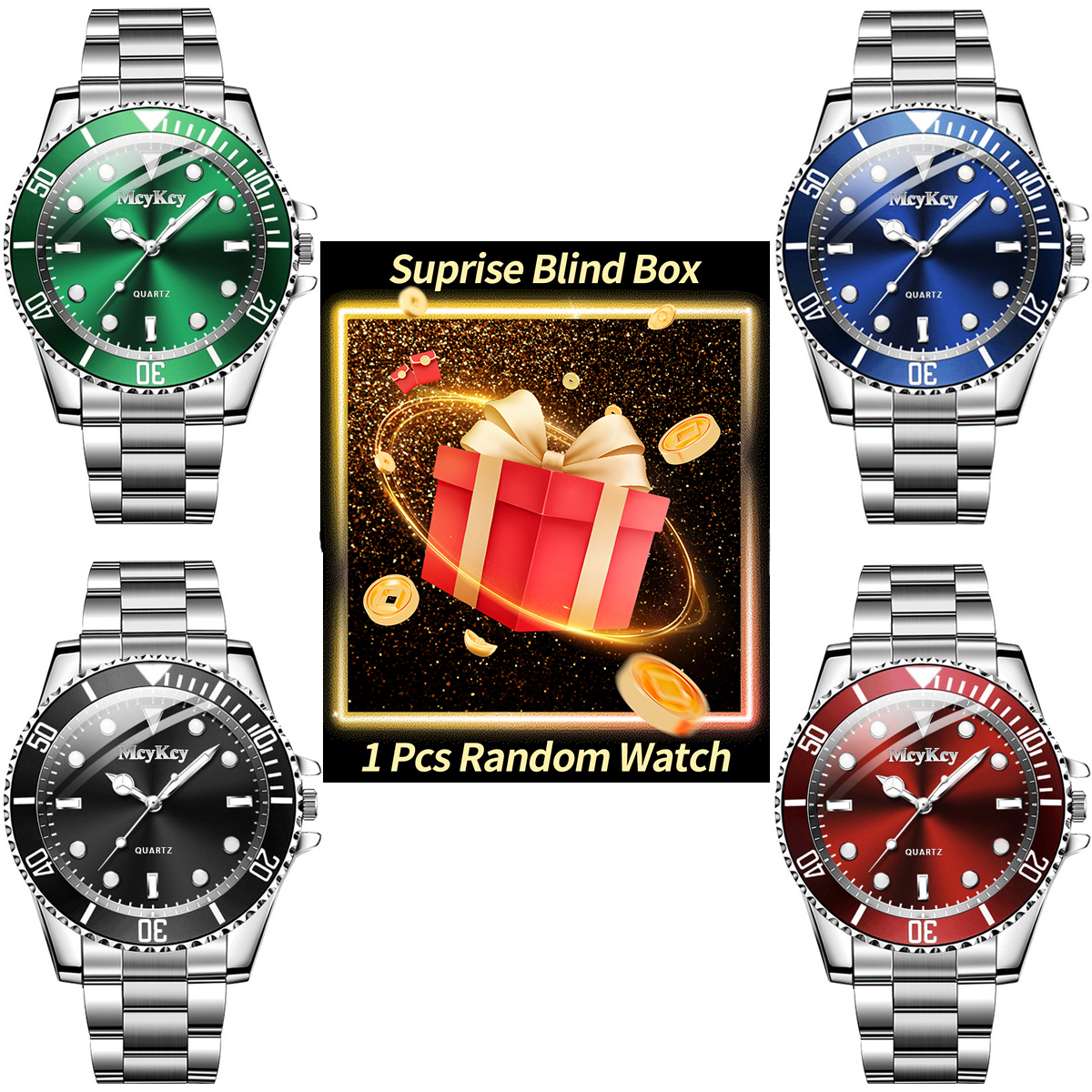 1PC Surprise Mystery Watch Bli - Luxury Watch Dial recensie en prijs