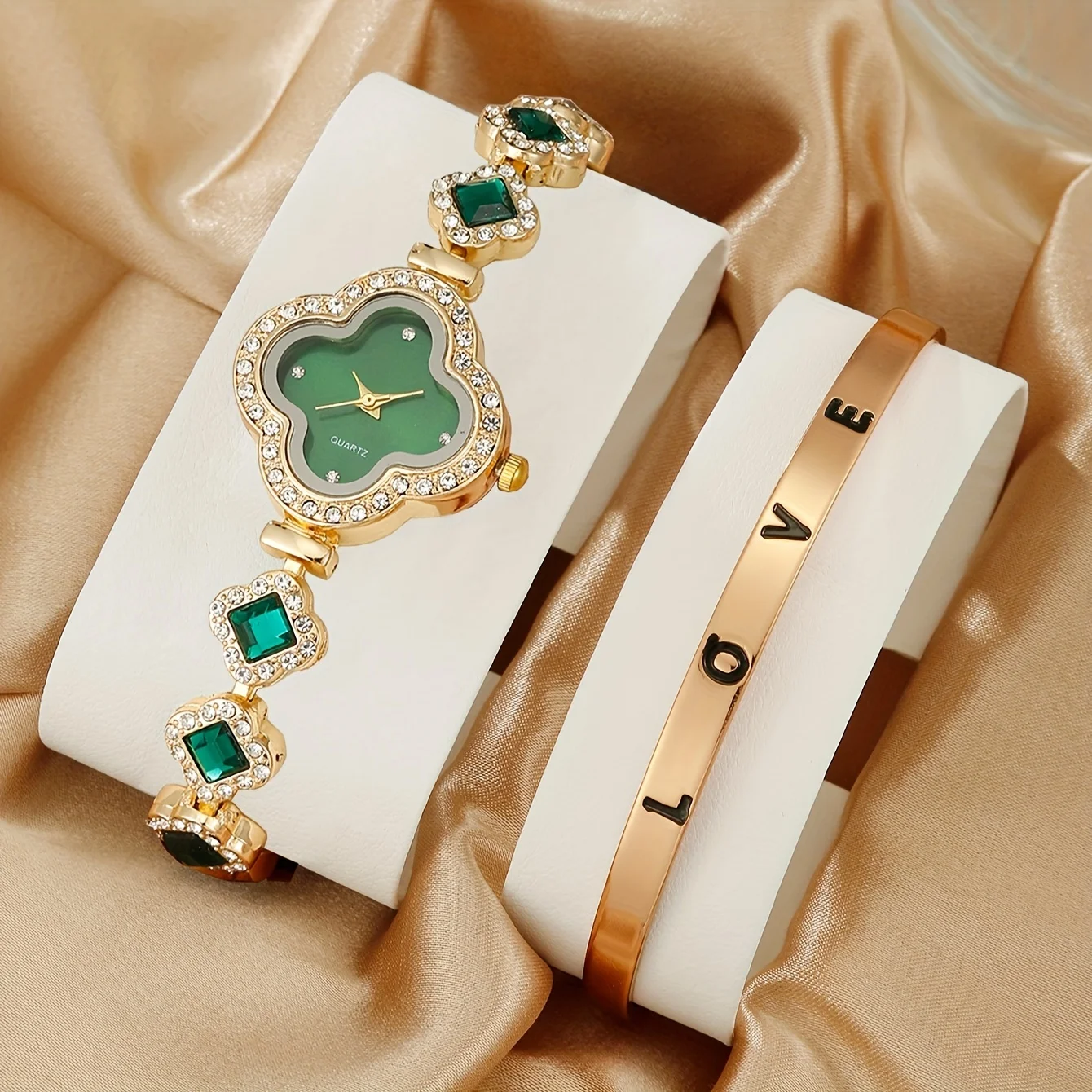 2pcs/set Women's Watch Luxury  - Luxury Watch Gift For Her recensie en prijs
