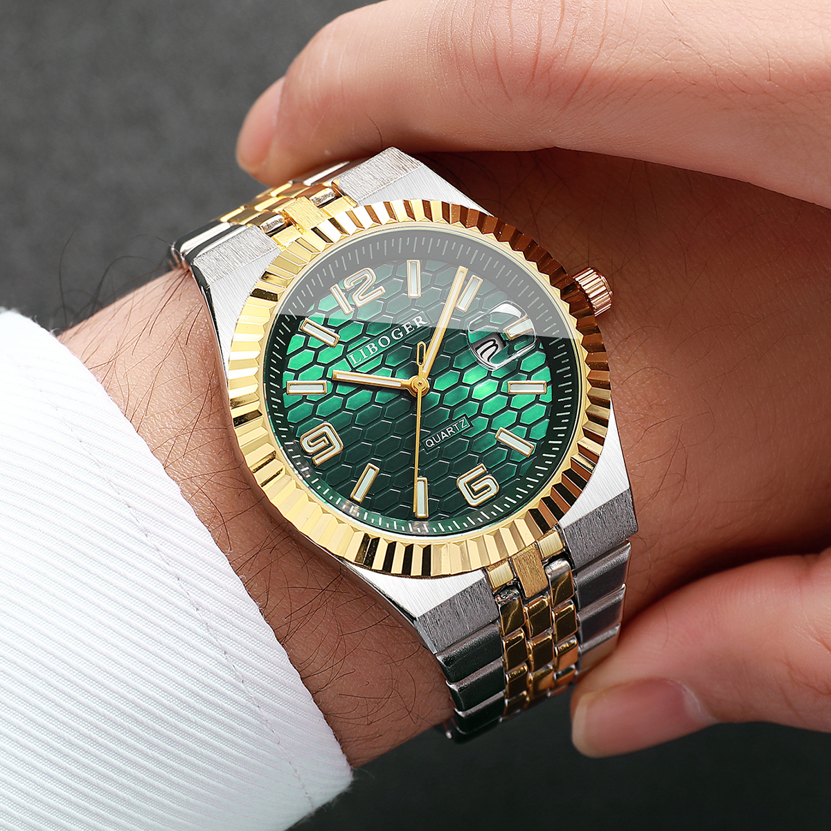 Fashion Arabic Dial Men's Cale - Luxury Watch Arabic recensie en prijs