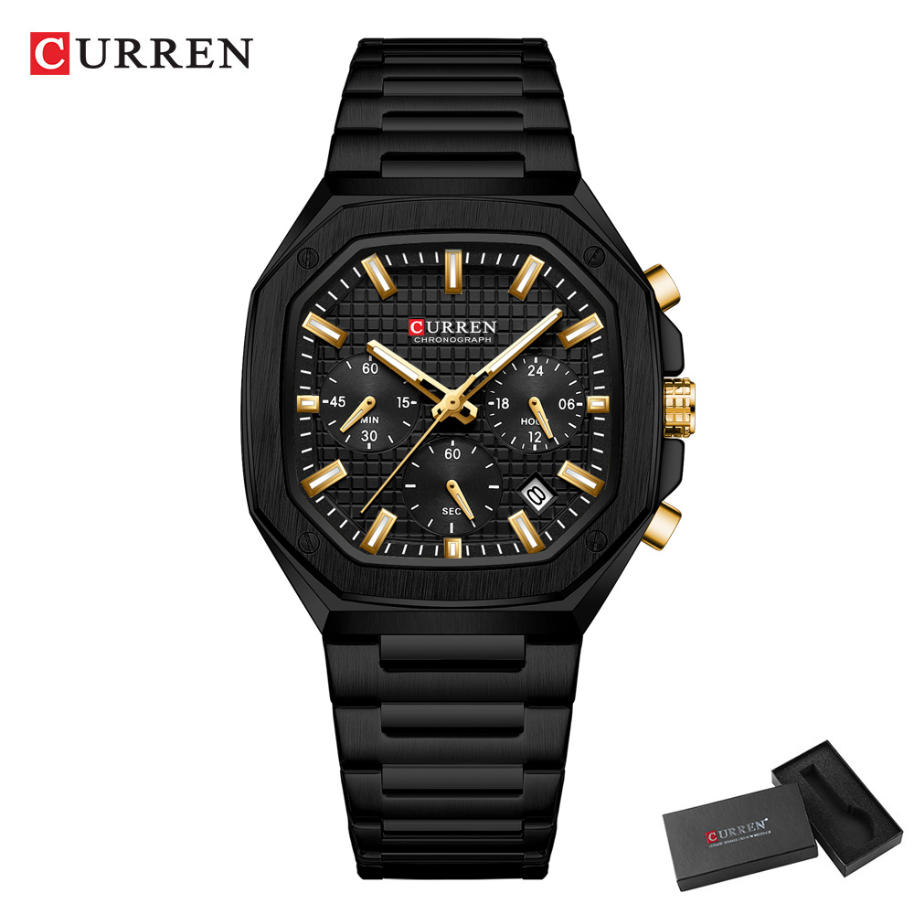 CURREN Luxury Square Chrono Wa - Luxury Watch Dial recensie en prijs