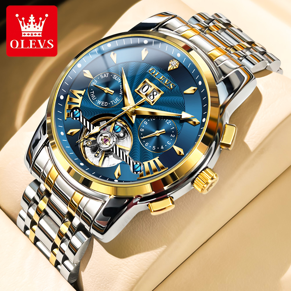 OLEVS Men Watches Luxury Fashi - Luxury Watch Straps recensie en prijs