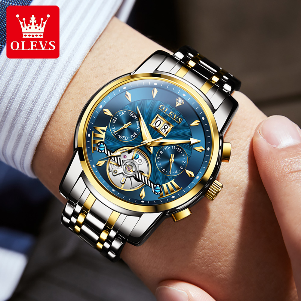 OLEVS Men Watches Luxury Fashi - Luxury Watch Straps recensie en prijs