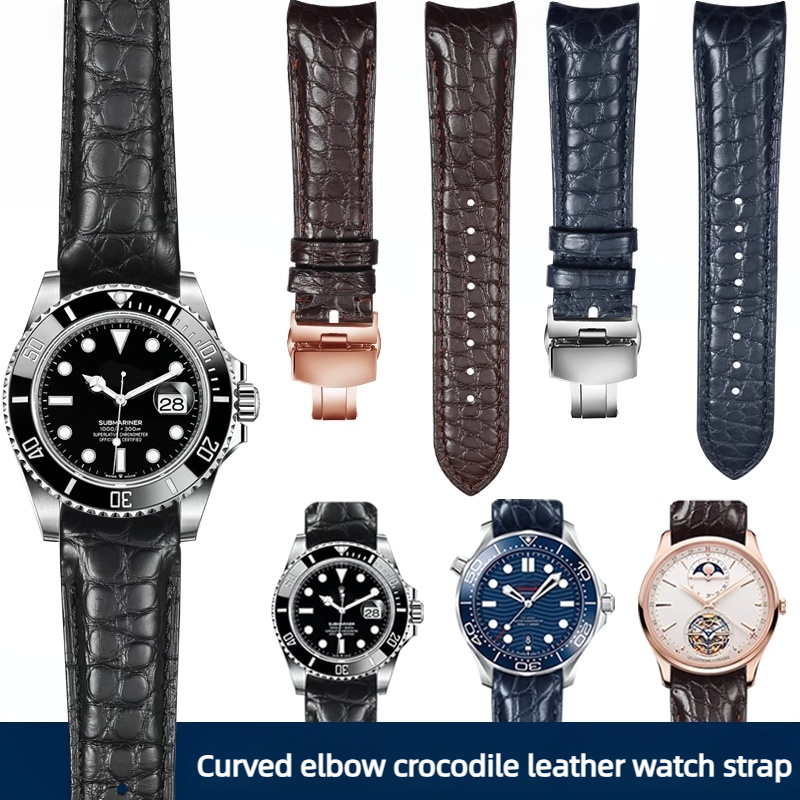 20mm 22mm Curved Crocodile Ski - Luxury Watch Jaeger Lecoultre recensie en prijs