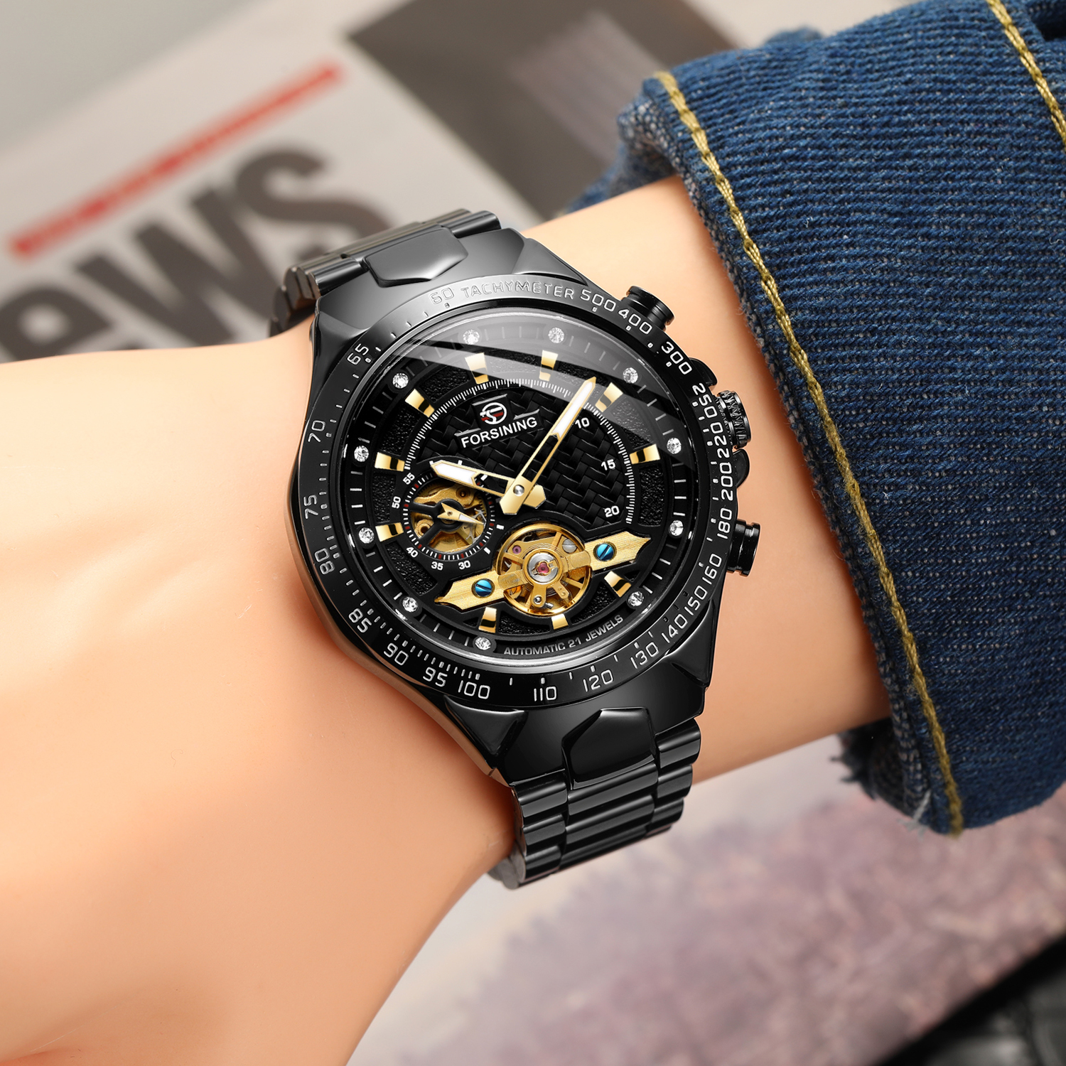 Forsining Diamond Skeleton Out - Luxury Watch And Price recensie en prijs
