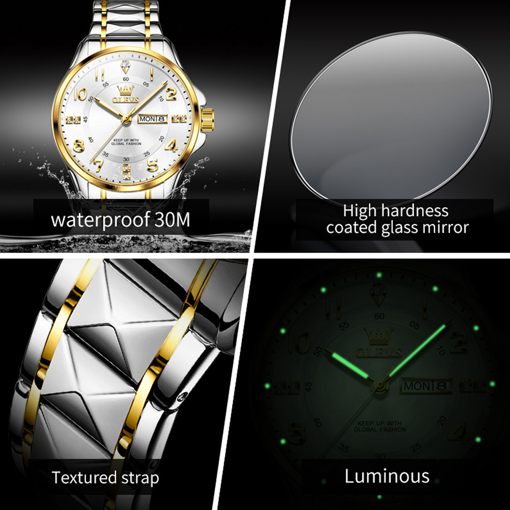 OLEVS Brand original wristwatc - Luxury Watch With Arabic Numerals recensie en prijs