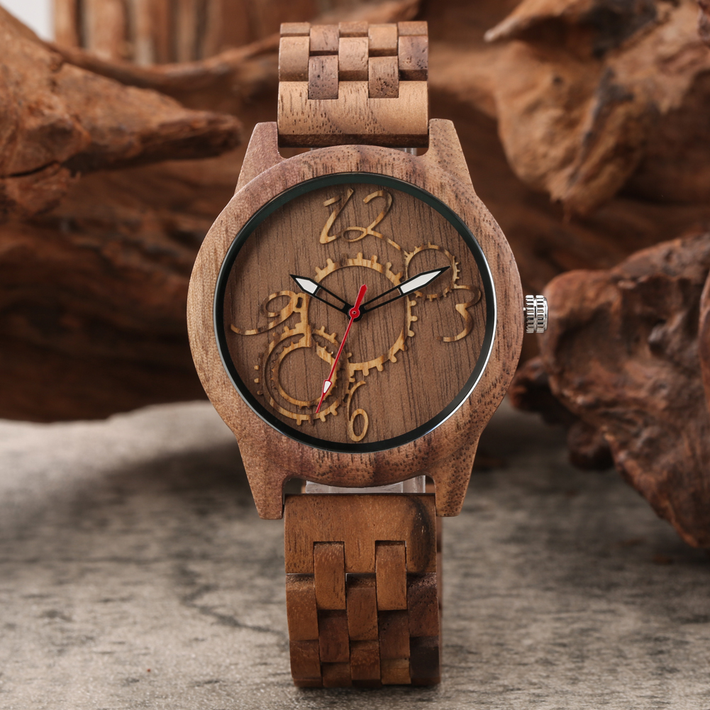 Luxury Vintage Wooden Men Watc - Luxury Watch With Arabic Numerals recensie en prijs