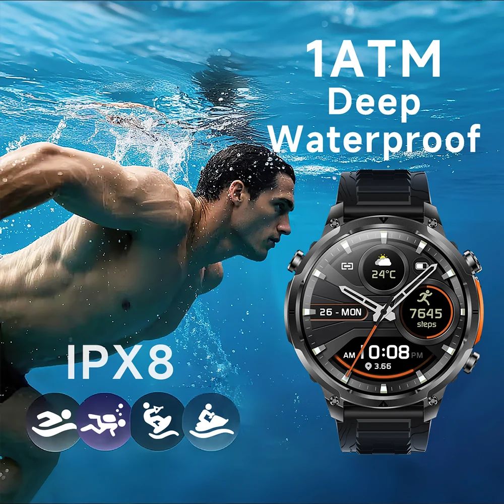 Luxury Military GPS Men Smartw - Luxury Watch Korea recensie en prijs