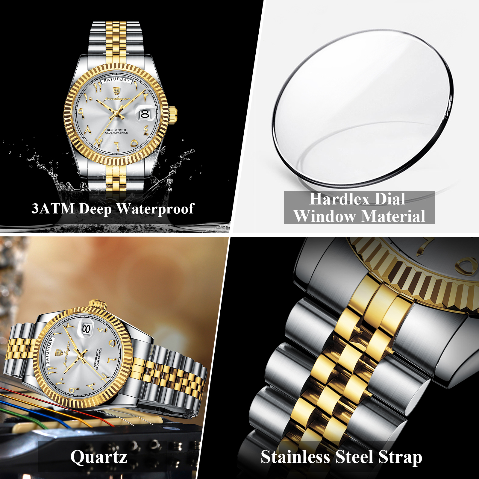 POEDAGAR Luxury Brand Man Cloc - Luxury Watch Magazine recensie en prijs