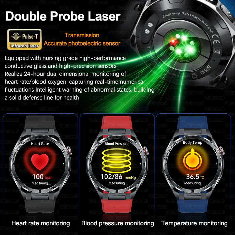 Al-GPT Professional Grade ECG  - Gmt Dual Timezone Watch recensie en prijs