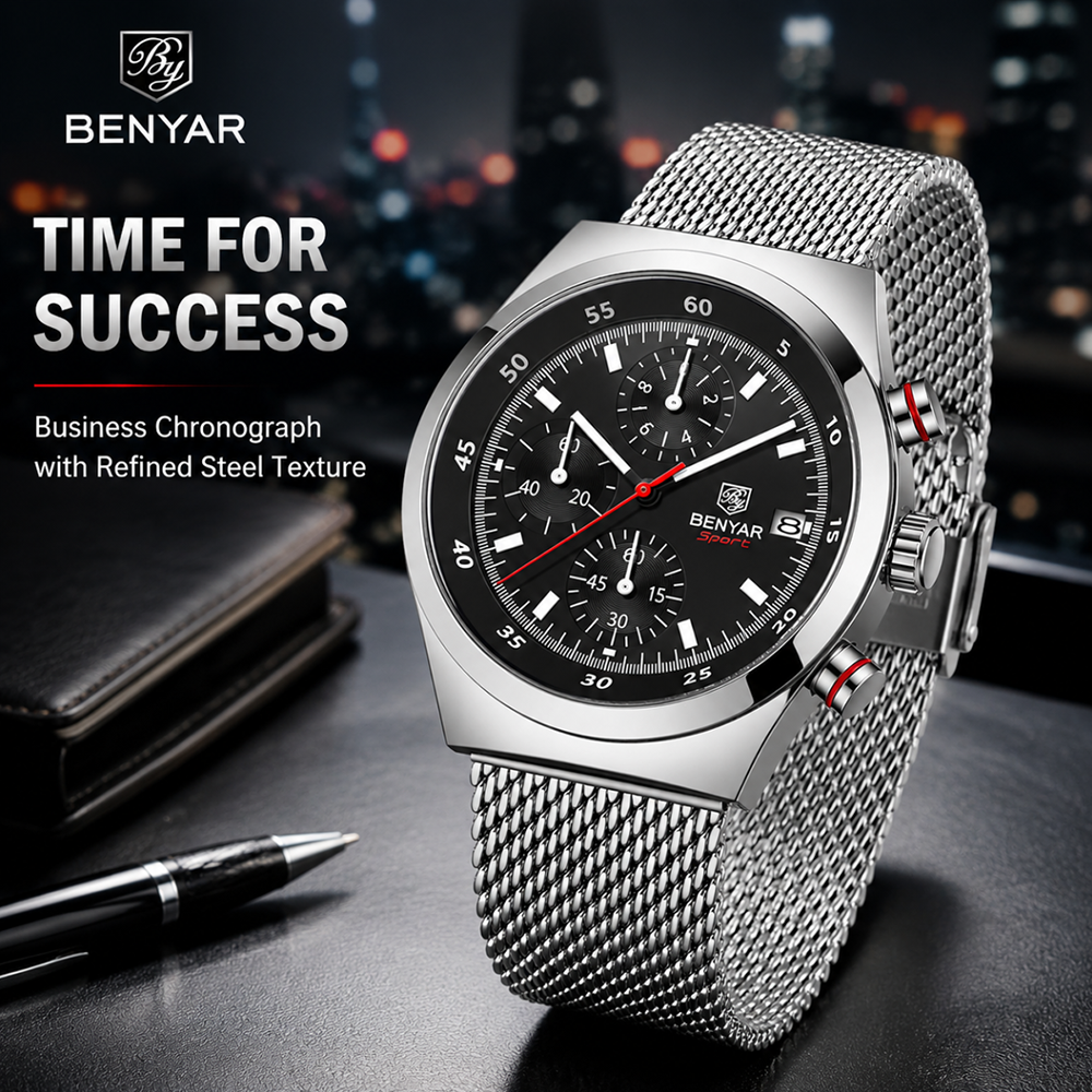 BENYAR Top Luxury Brand Men's  - Luxury Watch Straps recensie en prijs
