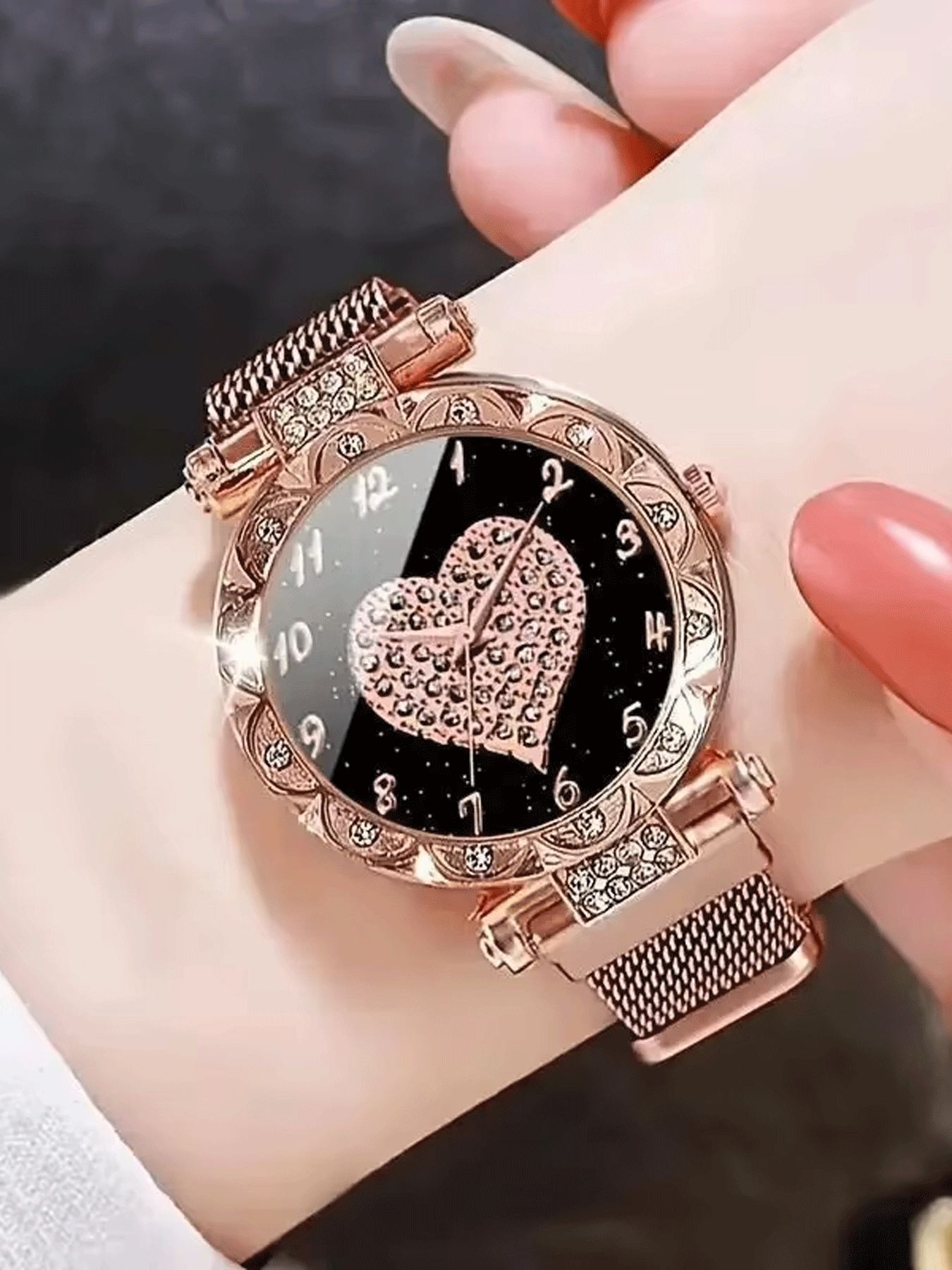 2pcs/set Women's Luxury Rhines - Luxury Watch Gift For Her recensie en prijs