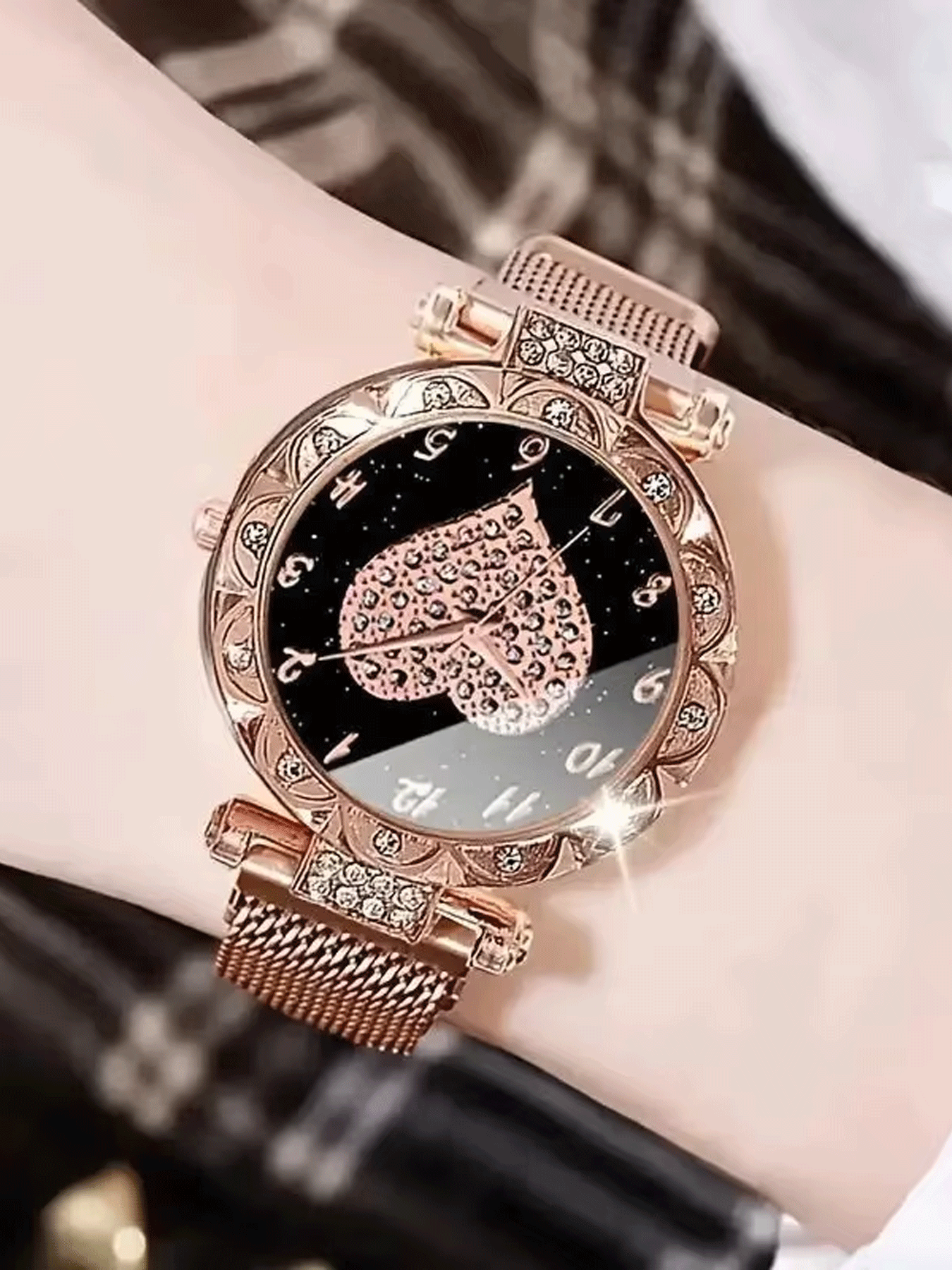2pcs/set Women's Luxury Rhines - Luxury Watch Gift For Her recensie en prijs