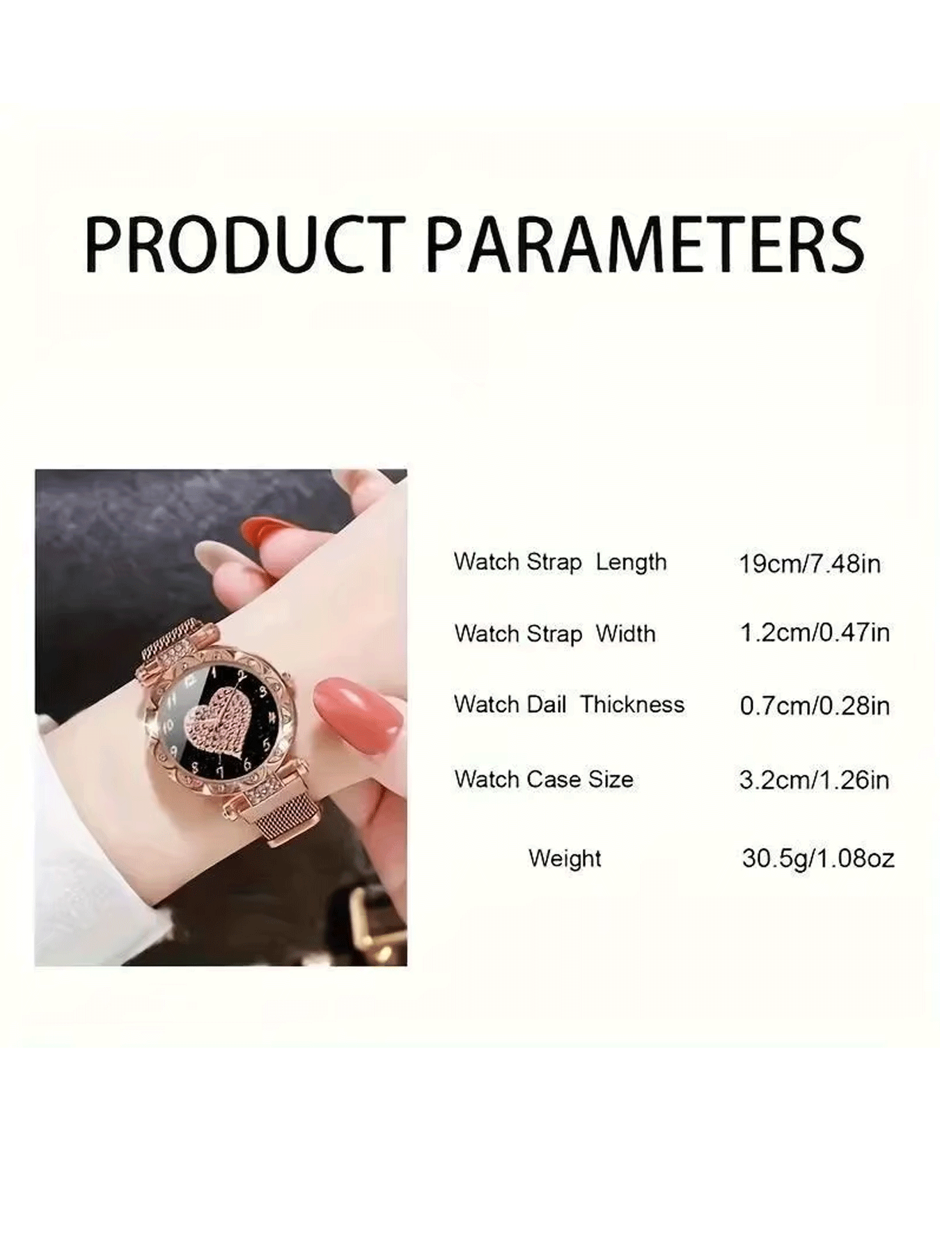 2pcs/set Women's Luxury Rhines - Luxury Watch Gift For Her recensie en prijs